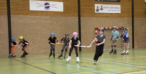 skeelertraining skeelertraining in de Hessenhal