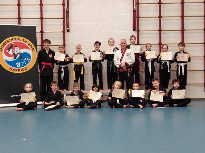 Geslaagden Varik, Jeugd Hapkido examens februari 2024