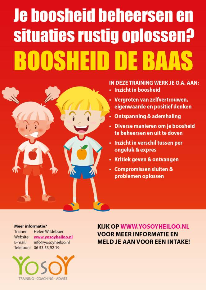 Flyer Boosheid de Baas