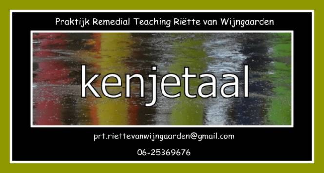 Praktijk Remedial Teaching Riëtte van Wijngaarden.
