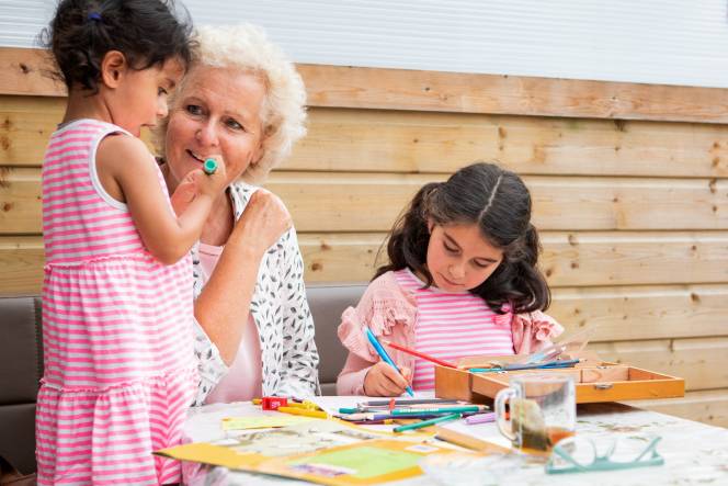 Home-Start vrijwilliger bij gezin 
