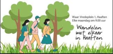 Wandelen met elkaar in Haaften