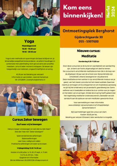 In deze nieuwsbrief vind je onze agenda met al onze activiteiten. Deze nieuwsbrief komt 3x per jaar uit. In januari, juni en september