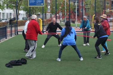 Sport in de wijk voor volwassenen