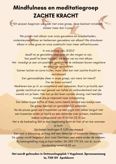 Meditatiegroep Zachte Kracht