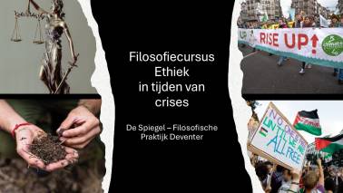 Start filosofiecursus ethiek in tijden van crises