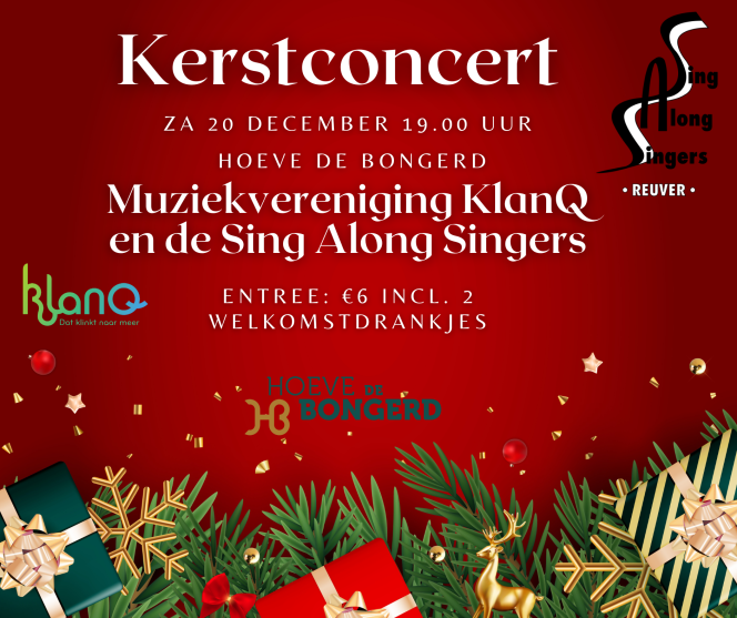Kerstconcert KlanQ en de Sing along singers